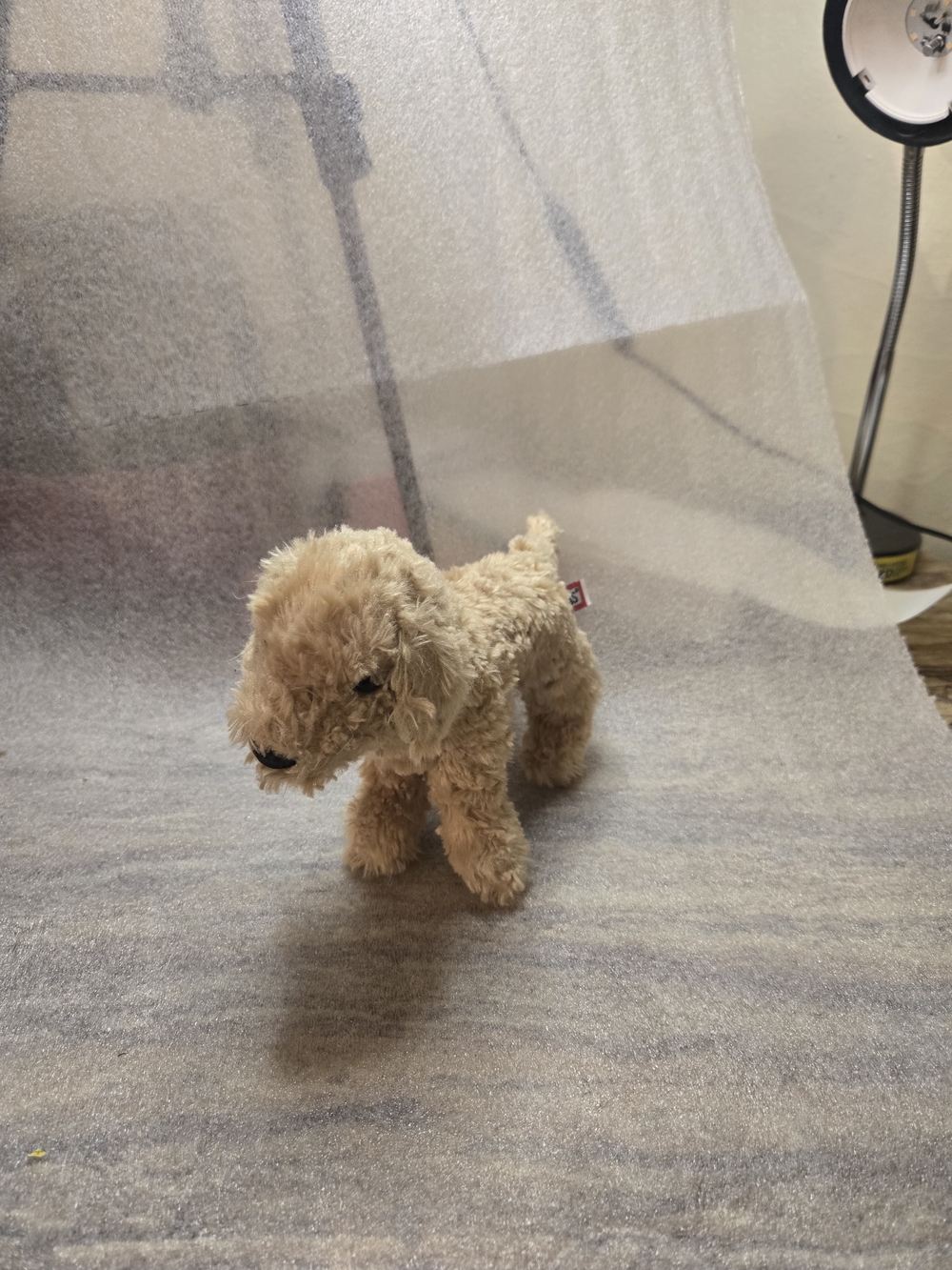 Douglas Plush Beige Puppy Stuffed Dog Toy - Soft Cuddly Companion